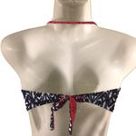 Volcom Red Black Tribal Ikat Bikini Top-S Photo 2