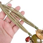 Cha Cha Boho Hippie Festive Mix Stone and Metal  Charms Coachella Necklace Photo 4