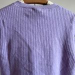 Wild Fable  Women's Lavender Button-Front Ribbed Cardigan - Size Small - NWT Photo 4