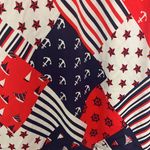 D & Co Beach Coverup Dress Patriotic Nautical USA Boat Size Large Pink Photo 9