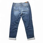 Judy Blue Jeans Slim Fit Distressed Medium Wash Size 15/32 Ankle Crop Mid Rise Photo 1