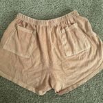 Angels Welcome Market WOMEN WASHED SOFT AND FADED DOLPHIN SHORTS Orange Photo 5
