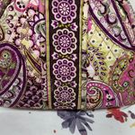 Vera Bradley Eloise Very Berry Paisley Floral Quilted Kiss Lock Shoulder toteBag Photo 1