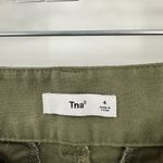 Tna Olive Green Cotton Blend Zip Fly Pocket Pleated Shorts Women's Size 4 FLAWED Photo 12