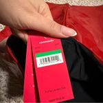 Commando NWT Faux Patent Leather Mini Skirt in Lava Red- Size Large Photo 8