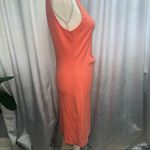 Kenneth Cole  Sleeveless Dress Coral-Orange-Size 6-Exposed Double Zipper-NWT Photo 2