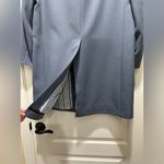 Vintage Classic Johnny Carson Lined Trench Coat Men's Size 36 R Blue Photo 3