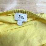 River Island Island River M Yellow Sun Resort Halter Midi Dress Photo 6