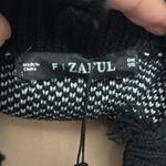 Zaful  Distressed Black Star Sweater Photo 5