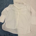 Topshop  White Button Down Top Photo 1