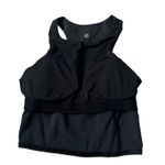 Lululemon Black Athletic Yoga Built in Bra Crop Tank Top Women's Size 4 | 66 Photo 2
