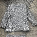 Leslie Fay  Personal Vintage Two Piece Skirt Set Black & White 14 Photo 5