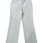 Talbots  Size 8P 8 Petite Trouser Pants Windsor Wide Leg Mid Rise Gray Business Photo 0