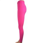 Bandier Year of Ours  Women's Pink High Rise Ribbed Athletic Leggings Pants M Photo 1