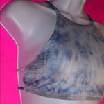 frankie's bikinis  Blue Tie-Dyed Bikini Top Photo 2