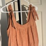 Free People Benita Jumpsuit Size XS Oversized Color - Peach Photo 1