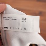 ASOS DESIGN Leopard Print Rib Knit High Leg Bikini Bottoms Size US 0 Brown Photo 2