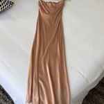 Bec & Bridge  Moondance Strapless Midi Dress Rose Gold Photo 6