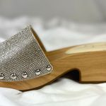 Jessica Simpson  Rexile Silver Shimmer Sand Sandals Silver 7 Photo 6