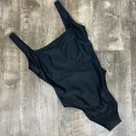 Madewell NEW  Black Second Wave Square Neck Tank One Piece Swimsuit Photo 0