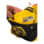 III Parcel Black Yellow Ruffle Jump Rope Floral Pin Handle Gym Couture Purse Photo 5