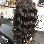 Human Remy Virgin Brazilian curly lace wig Photo 2