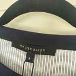 Walter Baker Women’s Small Navy Striped Lace Up Anne Dress New Photo 2