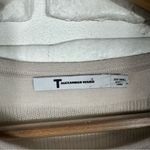 T by Alexander Wang Long Sleeve Lightweight Cotton Blend Top Size Small Tan Photo 5