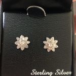 sterling sliver flower earrings Photo 0