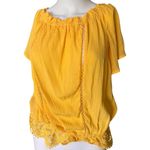 New with tags Womens size large vibrant yellow lace off Photo 6