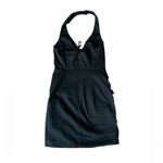 Babyboo Sofia Halter Neck Ruched Mini Dress Black Size Small NEW NWT Photo 2