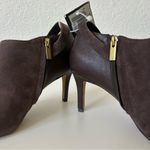 Vince Camuto Vince Camino Kreitha Leather Suede Stiletto Heels Booties in Roor Beer Brown Photo 5