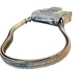 MM6 Maison Margiela Metallic Silver Buckle Shoulder Bag Photo 7