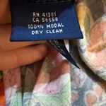 Ralph Lauren  Blue Label Floral T-shirt Dress Modal Stretchy Knit Sz Small Petite Photo 3