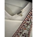 Gimmicks by BKE  White Boho Embroidered Tank Top Sleeveless Bohemian Style Sz S Photo 2