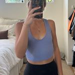 Blue Blush Purple Sports Bra Top Photo 0