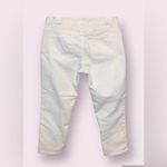 J.Jill Authentic Fit Crop White Denim Stretch Jeans - size 6 Photo 1