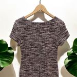 Connected Apparel  Plum Tweed Welt-Pocket-Detail Dress - 4 Photo 7