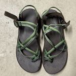 Chacos Chaco Zx/2 Unaweep Toe Loop Adjustable Water Sport Sandals Green Strappy Sz 10 Photo 0