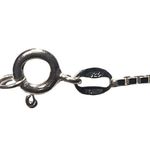 Vintage Unique Italian Silver Peaceful Bird Lovers Long Oval Designer Necklace Silver Photo 5