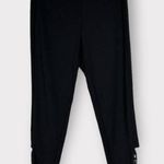 Chaser Leggings Women's Medium Black Ankle Length Criss-Cross Leg Strretchy NWT Photo 0