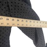 Rickie Freeman Vintage 90s Women's Size 12 Large Wool Blend Polka Dot Blazer Black Photo 5