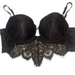 Bebe  Black Lace Underwire Bra Photo 0