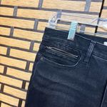 Athleta  Black Skinny Jeans With‎ Zipper Hems Size 2 Photo 3