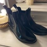 Time And Tru Black glossy rain boots Photo 1