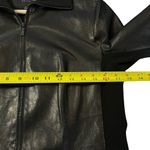 Lafayette 148 Womens Black Leather Jacket Size 4 Minimalist Quiet Luxury Capsule Photo 2