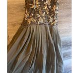Patrizia Pepe dress short size 42 medium brown beaded party cocktail Italy Photo 3