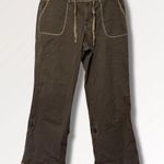 Eddie Bauer Wide Leg Cargo Style Pants Women’s Sz 14 Brown Photo 1