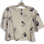 Rio shell tee size M crop blue white Size M Photo 1