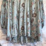 Anthropologie Free People Dress Womens Small Just The Two Of Us Tunic Mini Floral Blue Top Photo 3